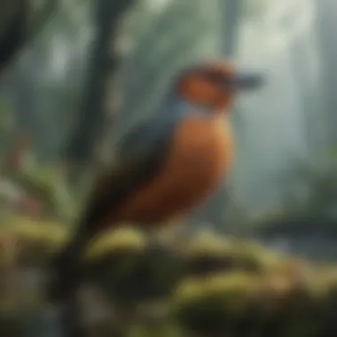 Exploring Avian Habitats A scenic view of diverse bird habitats across different ecosystems