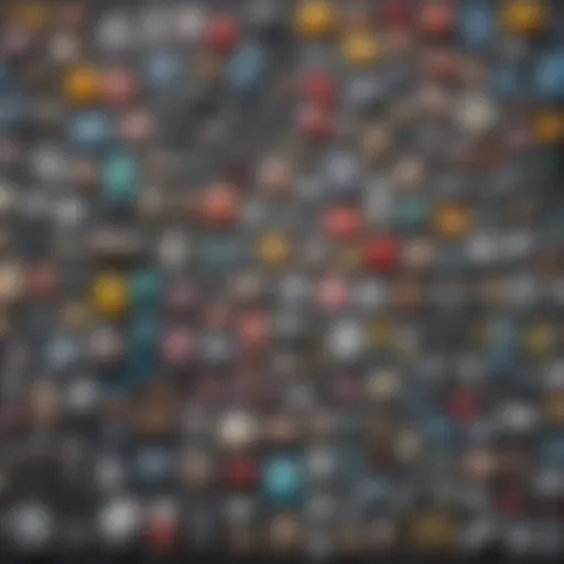 A collage showcasing various types of plastic products commonly used in daily life