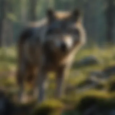 Impact of Wolves on Ecosystem Diversity A diverse ecosystem influenced by wolf populations