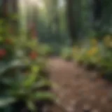 A healthy ecosystem showcasing diverse plant species.