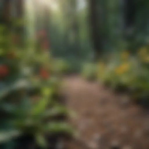 A healthy ecosystem showcasing diverse plant species.