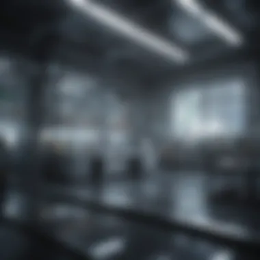 Innovative Research Environments A futuristic laboratory showcasing advanced technology