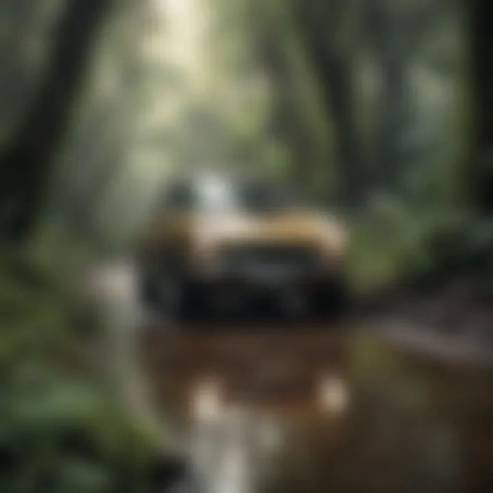 Diverse flora and fauna in a rainforest habitat