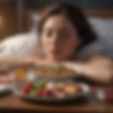 The Role of Sleep in Appetite Regulation Conceptual graphic demonstrating appetite regulation
