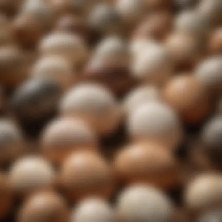 A visual representation of egg mimicry, depicting how cuckoo eggs can resemble those of their host species.