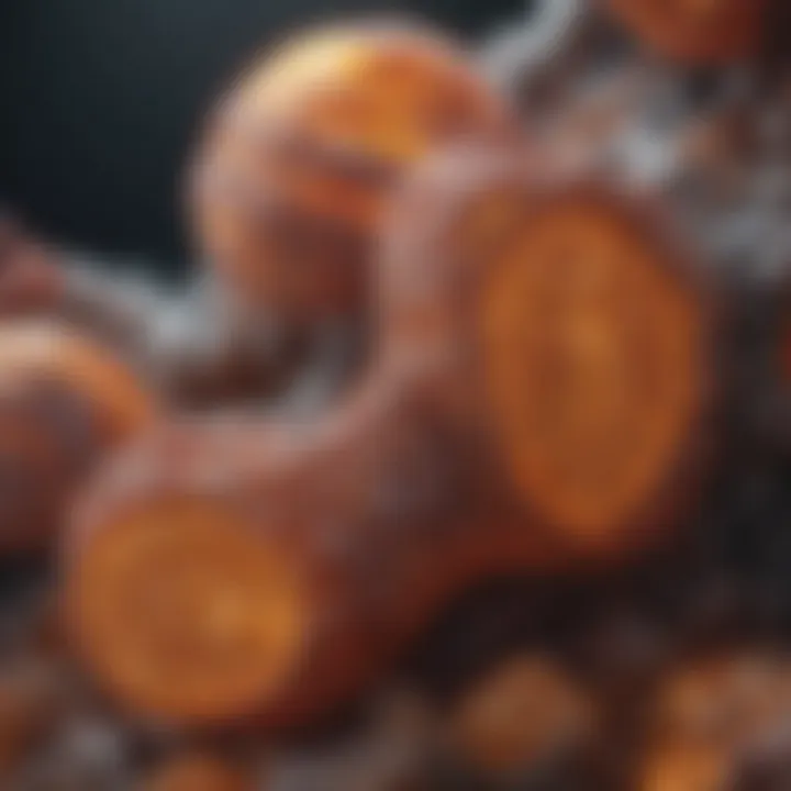Visual representation of oxidative stress effects on mitochondria