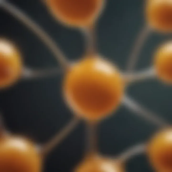 Illustration of sodium ions in urine
