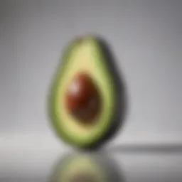 Nutrient-rich avocado showcasing Vitamin E