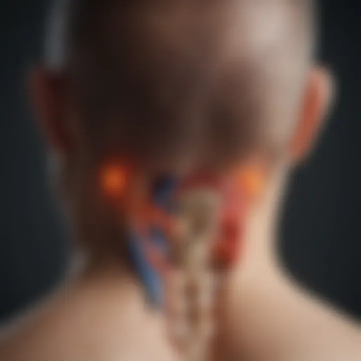 Visual representation of the biopsychosocial model in pain management