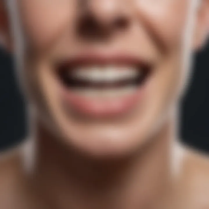 Diagram illustrating the effects of bruxism on dental health