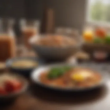 Nutritional Considerations for Dialysis Patients A nutritious meal plan illustrating food choices for dialysis patients.