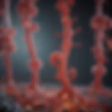 Inflammation Pathways Inflammation pathways illustrated with molecular graphics.