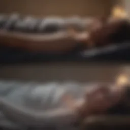 Visualization of sleep stages throughout a night