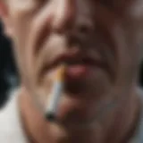 Detailed diagram of smoking-related diseases