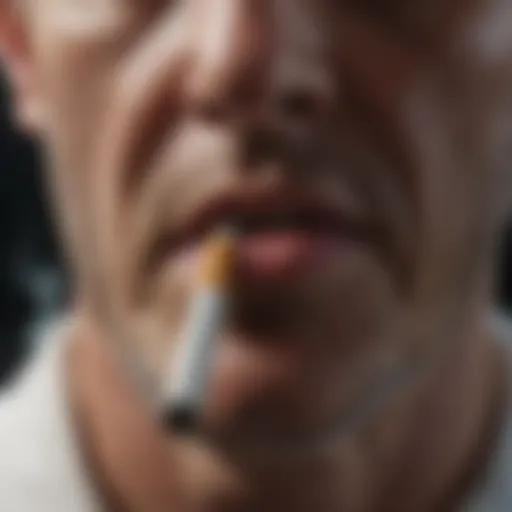 Detailed diagram of smoking-related diseases