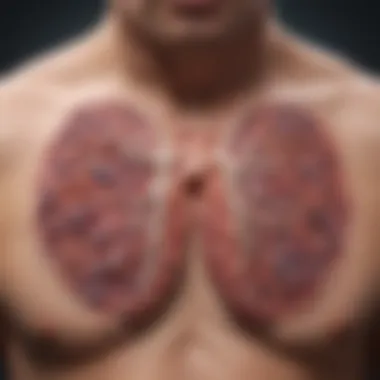 Clinical Manifestations of Squamous Cell Lung Cancer Chart showcasing the clinical manifestations of squamous cell lung cancer