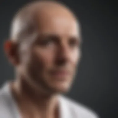 Artistic depiction of the psychological effects of cancer on patients
