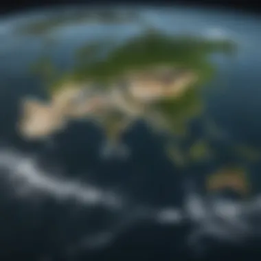 Global Pollution Hotspots in Our Oceans Global map highlighting pollution hotspots