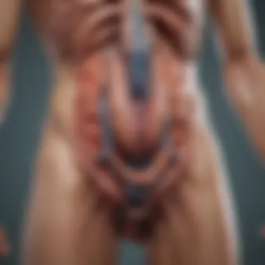 Illustration of the Urinary System Anatomy Diagram illustrating the urinary system