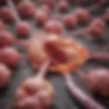 Key Metastasis Sites for Uterine Cancer Anatomical diagram illustrating common metastasis sites for uterine cancer.