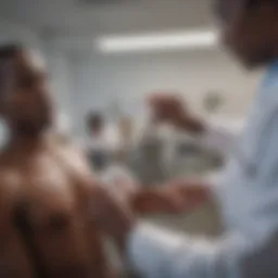 Vaccine distribution in a South African clinic